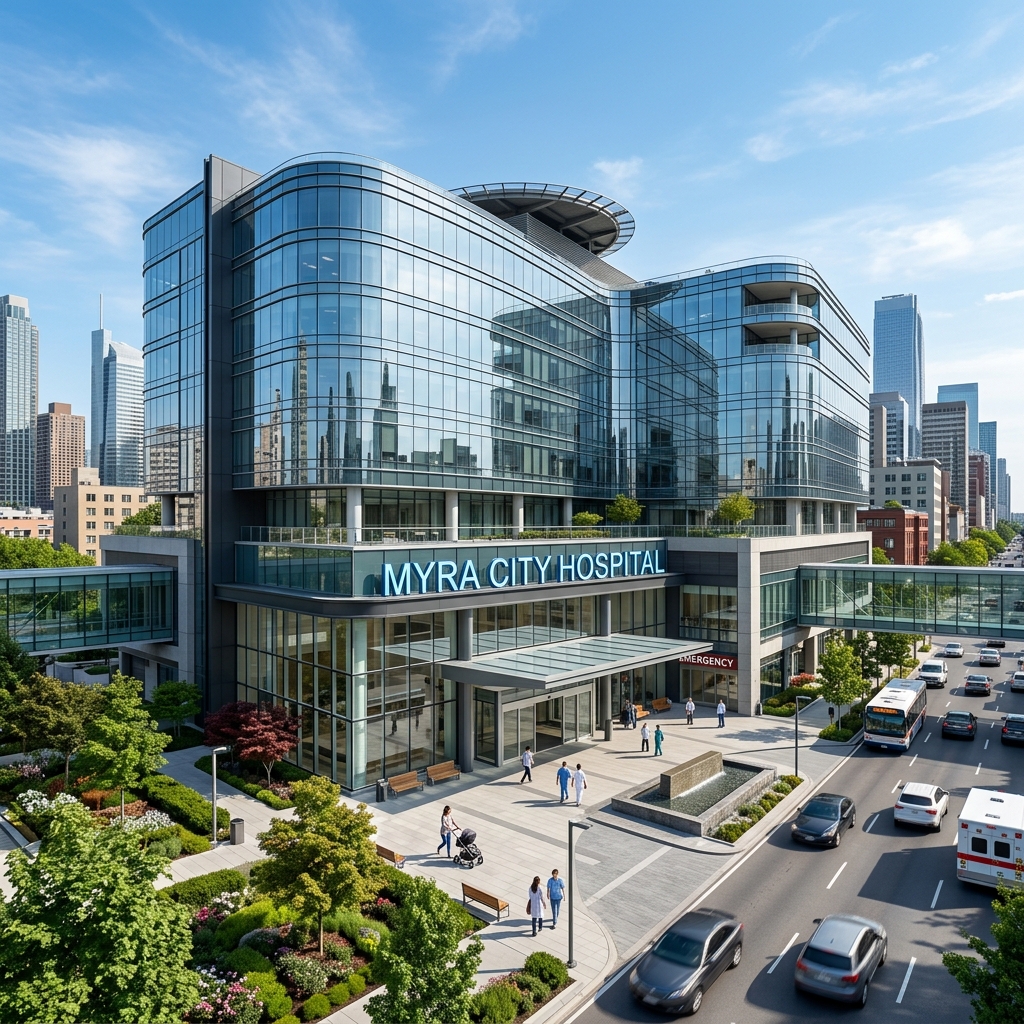 Myra City Hospital Exterior